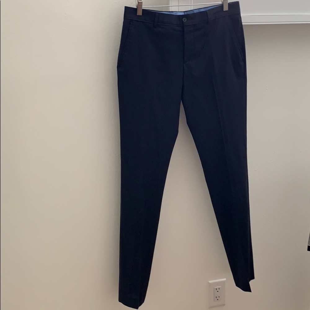 Zara men dress pants navy